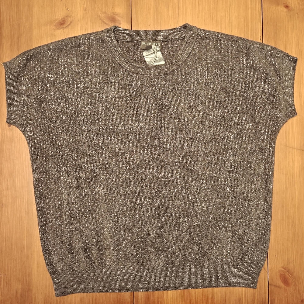 Barefoot Dreams CozyChic Ultra Lite Dolman Short Sleeve‎ Pullover Women's Small